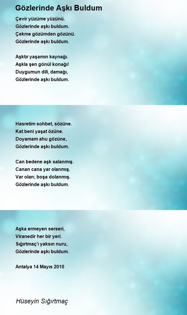Hüseyin Sığırtmaç