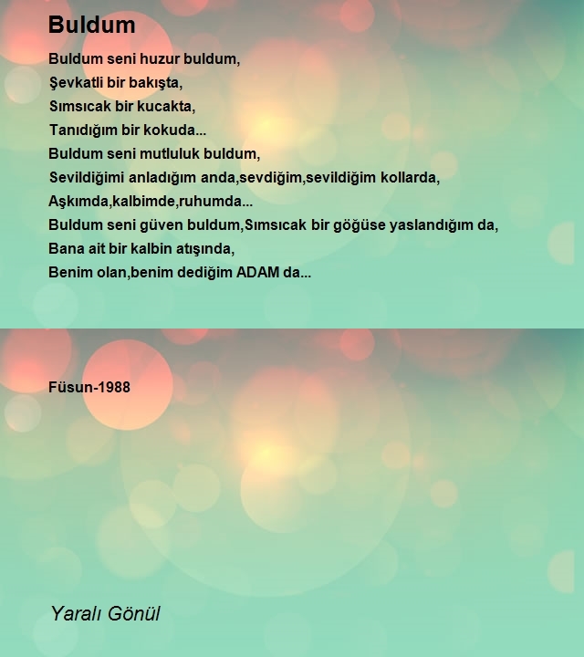 Yaralı Gönül