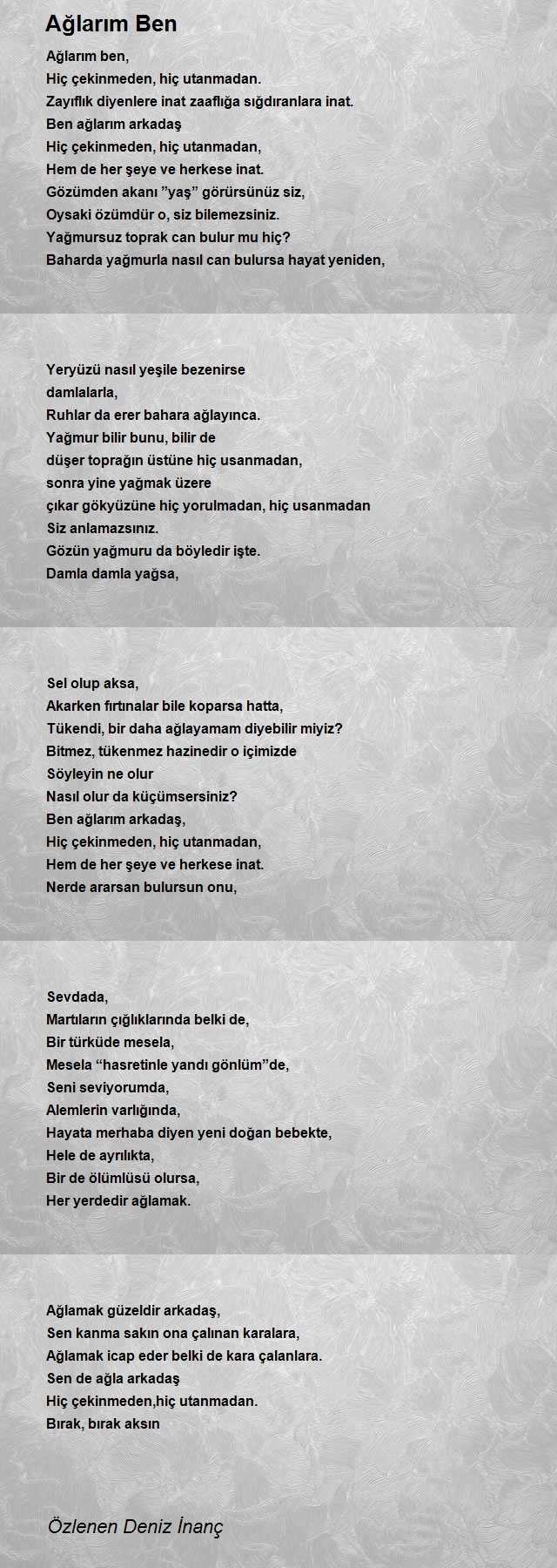 Özlenen Deniz İnanç