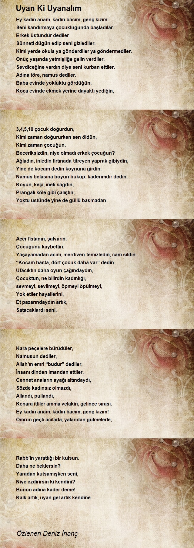 Özlenen Deniz İnanç