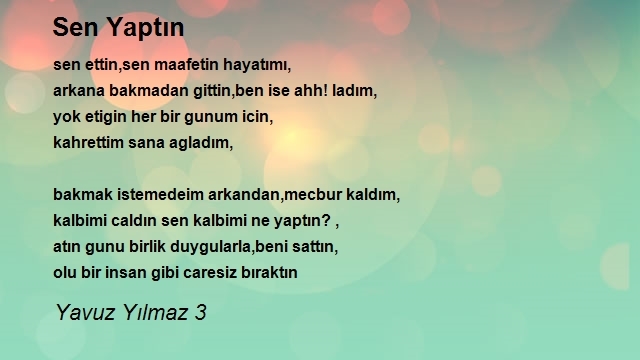 Yavuz Yılmaz 3