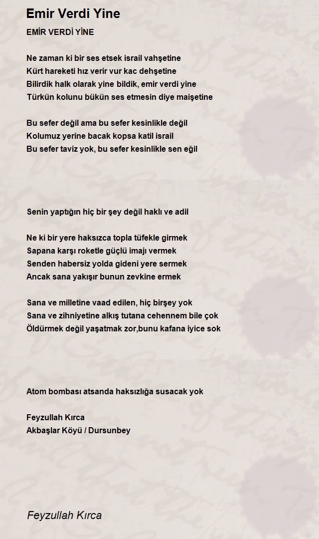 Feyzullah Kırca