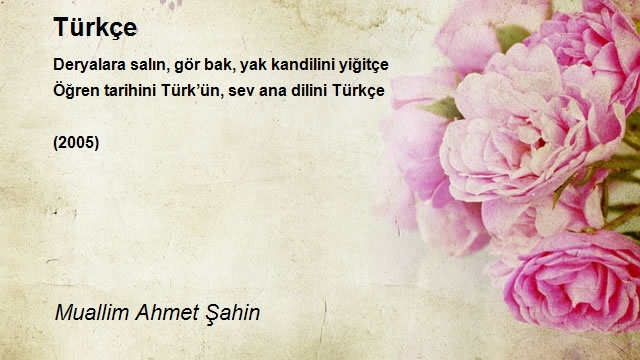 Muallim Ahmet Şahin