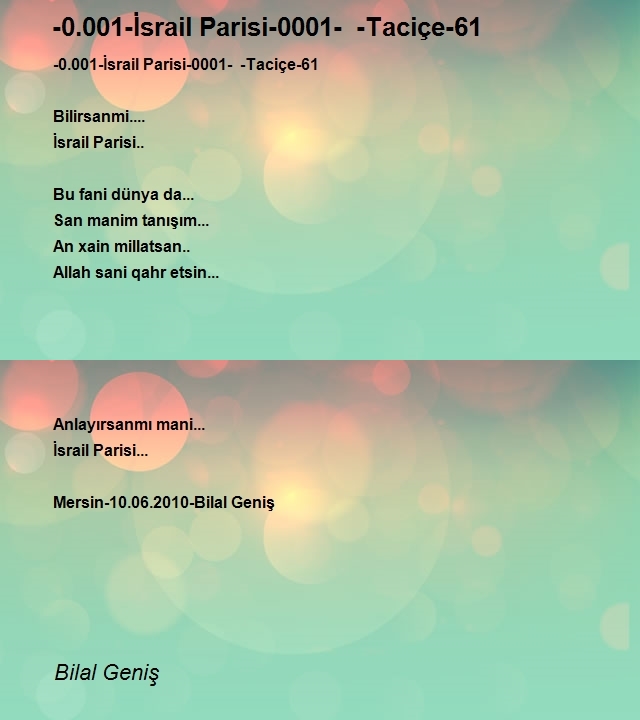 Bilal Geniş