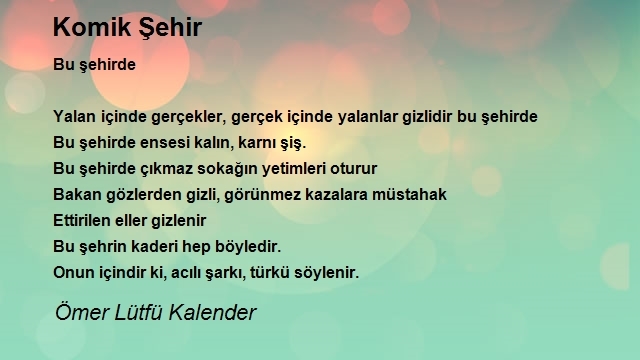 Ömer Lütfü Kalender