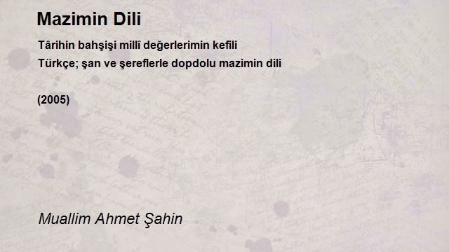 Muallim Ahmet Şahin