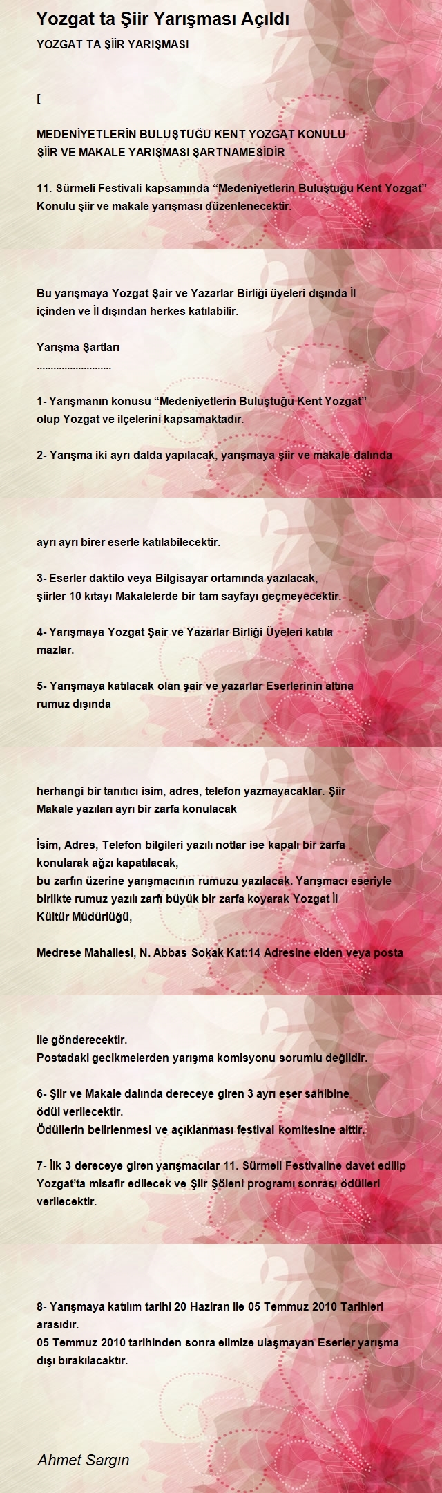 Ahmet Sargın