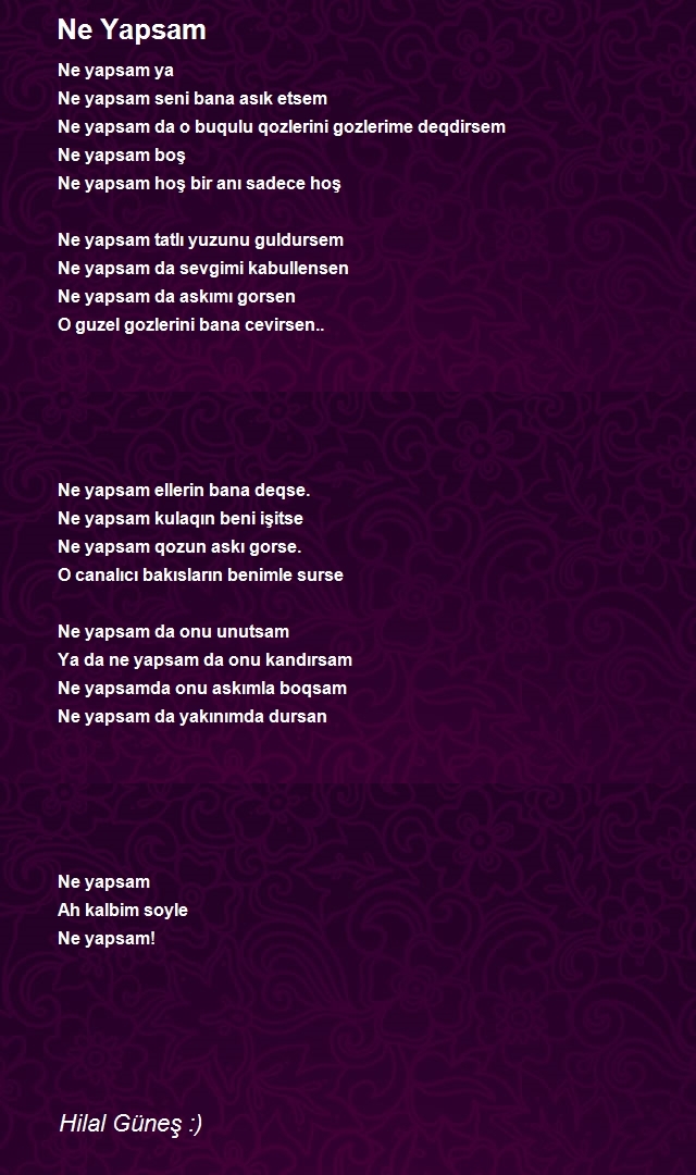 Hilal Güneş :)