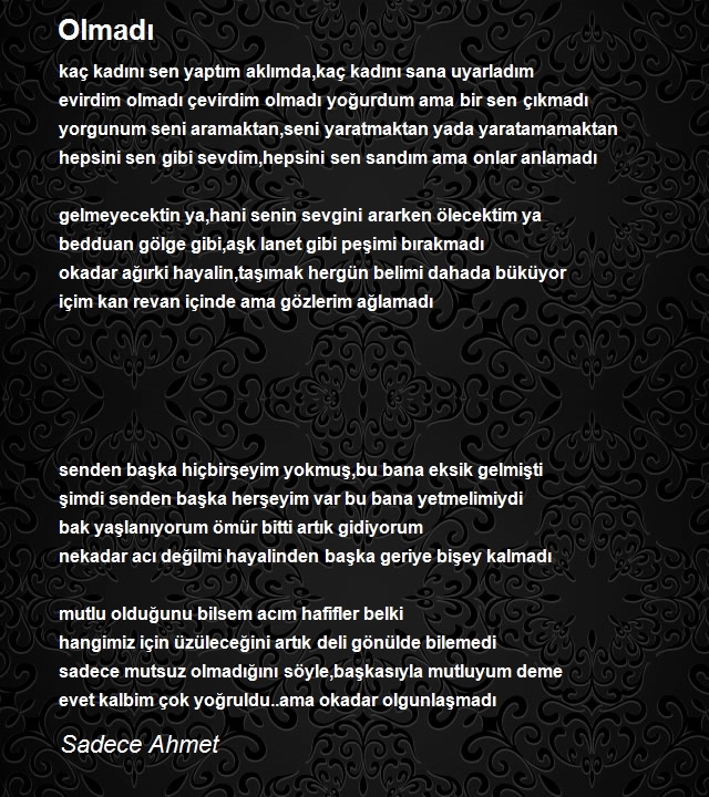 Sadece Ahmet