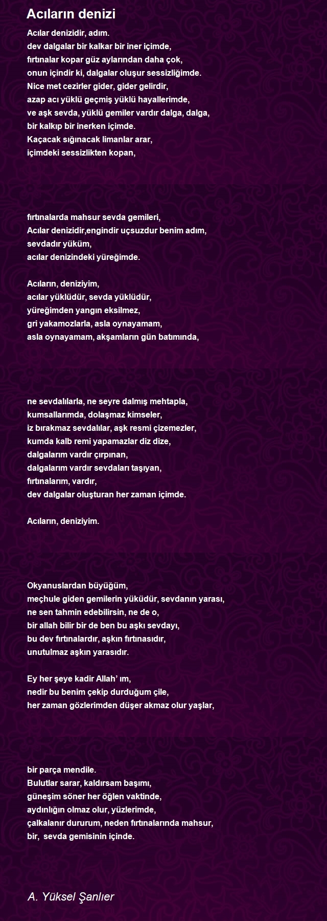 A. Yüksel Şanlıer