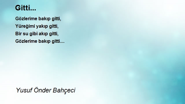 Yusuf Önder Bahçeci