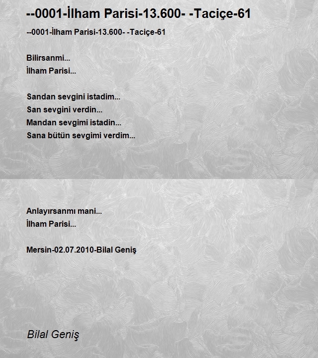 Bilal Geniş