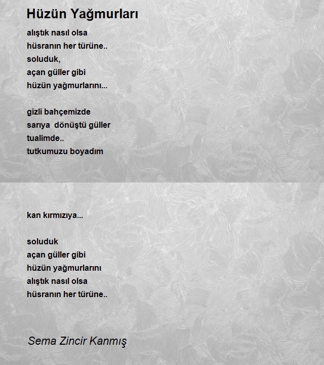 Sema Zincir Kanmış
