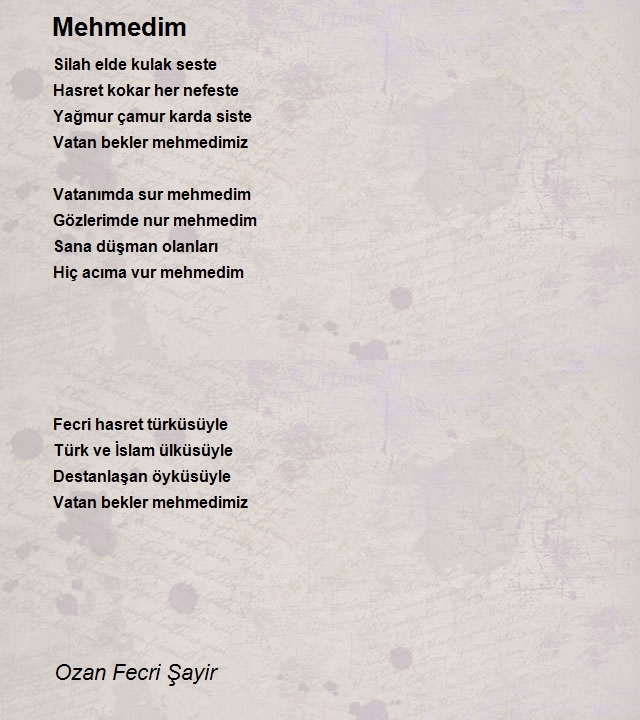 Ozan Fecri Şayir