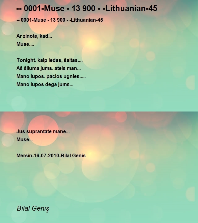 Bilal Geniş