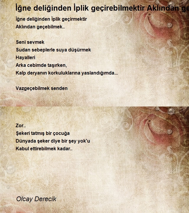 Olcay Derecik