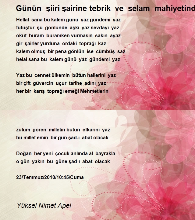 Yüksel Nimet Apel