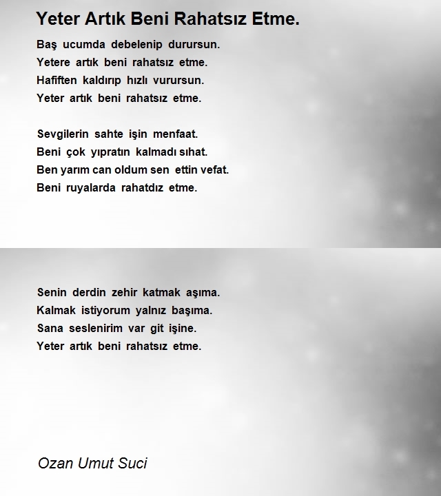 Ozan Umut Suci