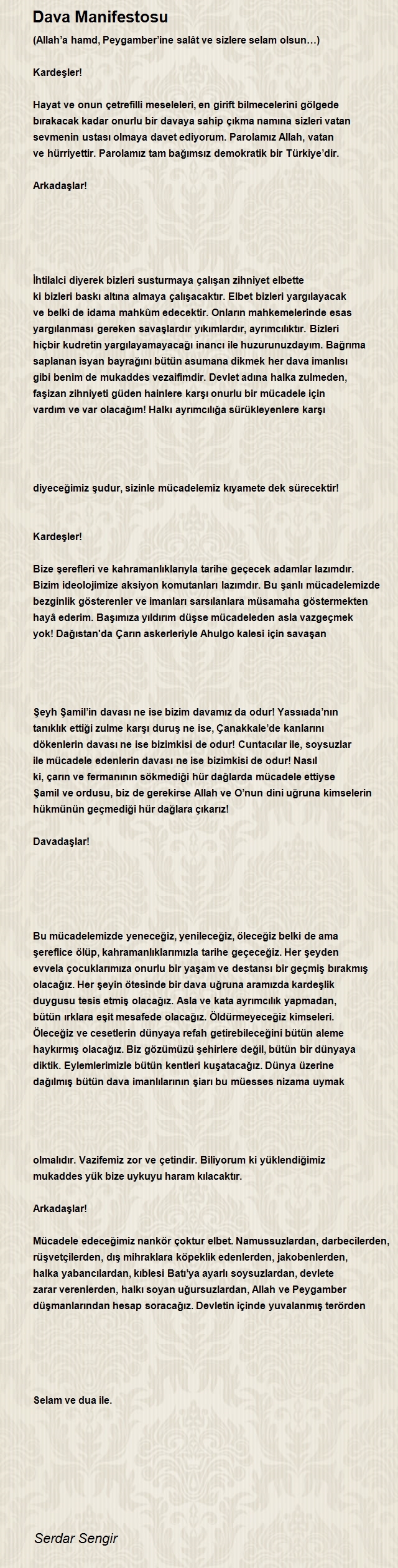 Serdar Sengir