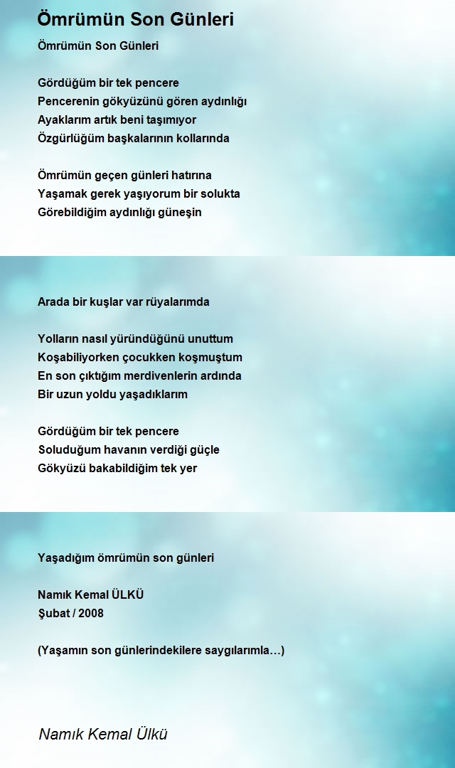 Namık Kemal Ülkü