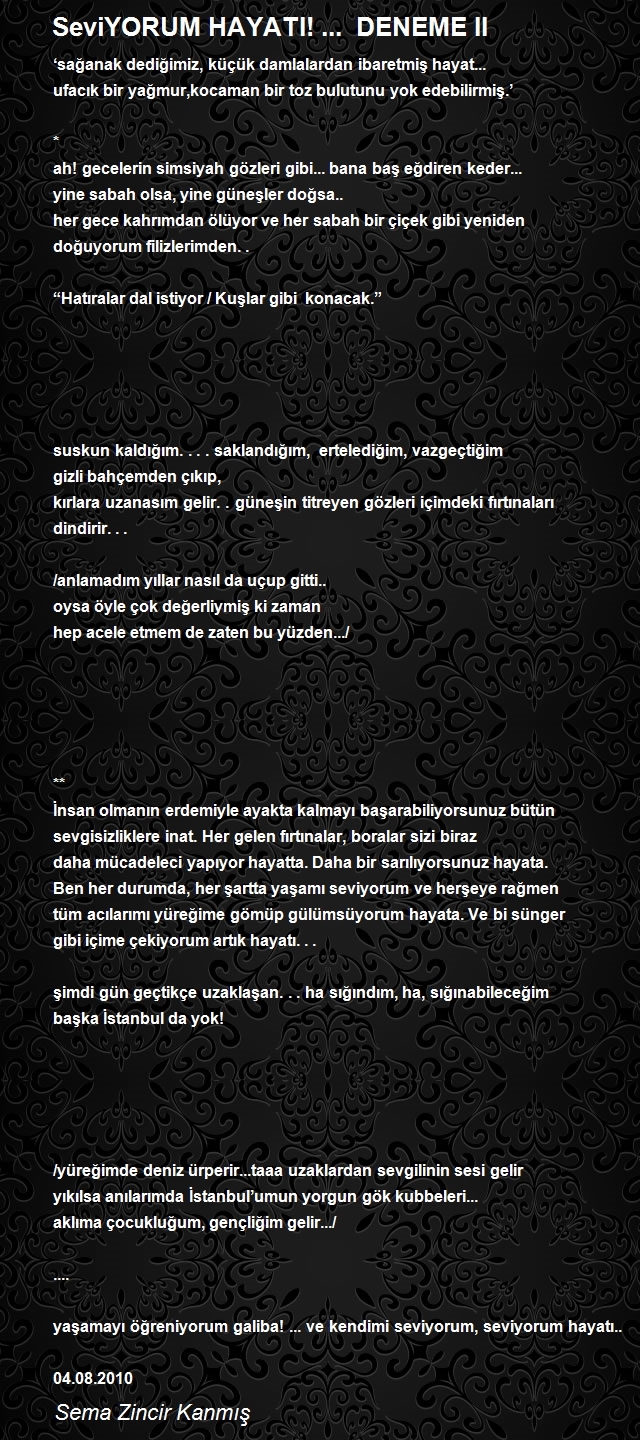 Sema Zincir Kanmış