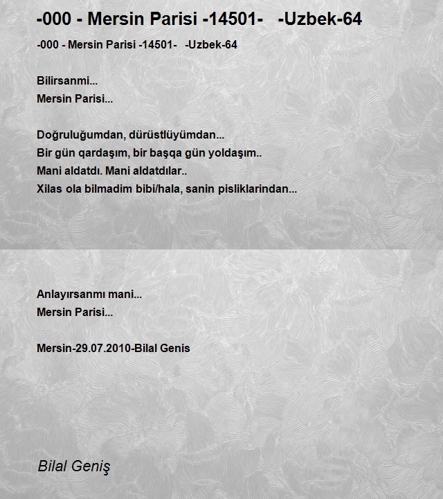 Bilal Geniş