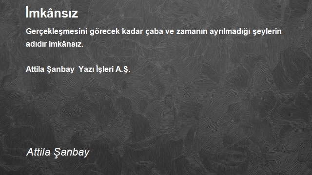 Attila Şanbay