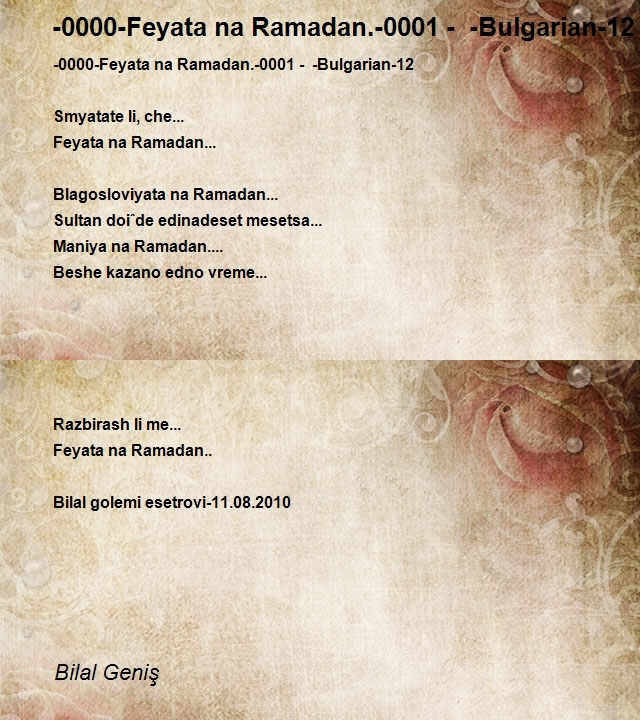 Bilal Geniş