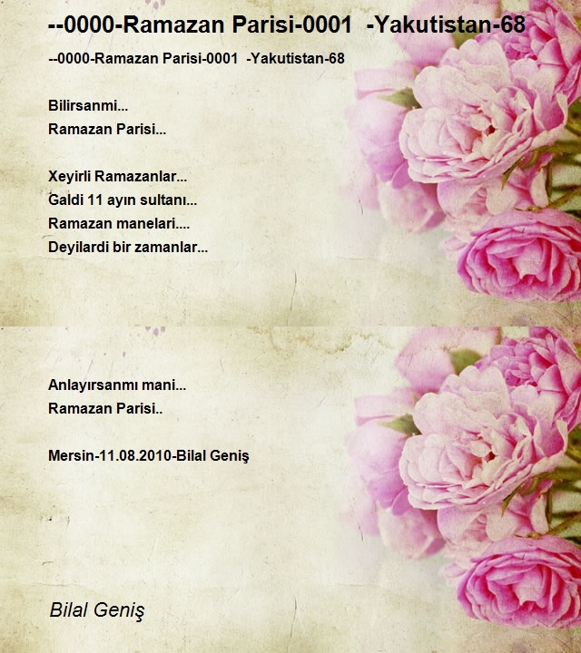 Bilal Geniş