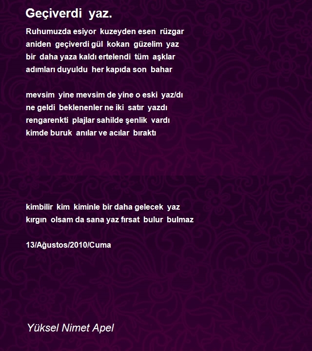 Yüksel Nimet Apel