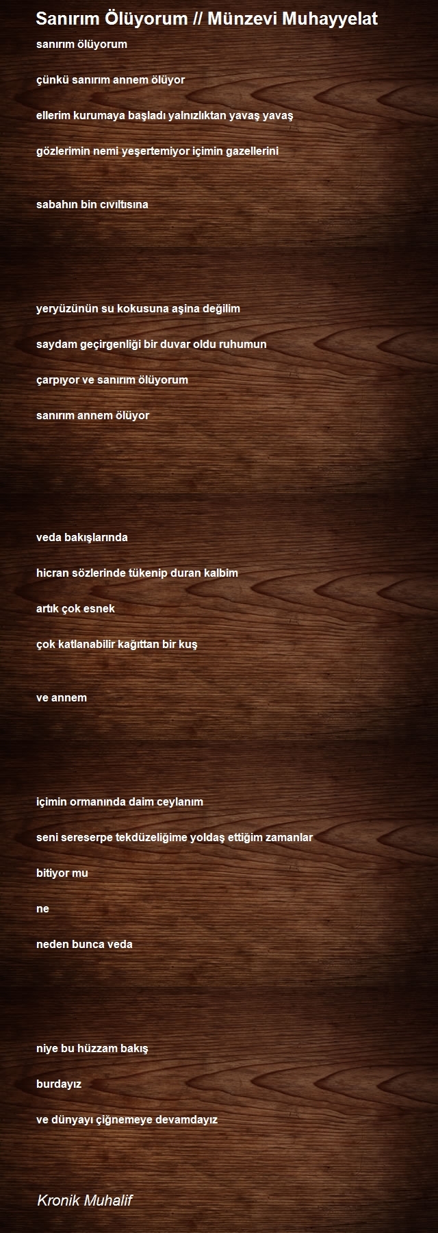 Kronik Muhalif