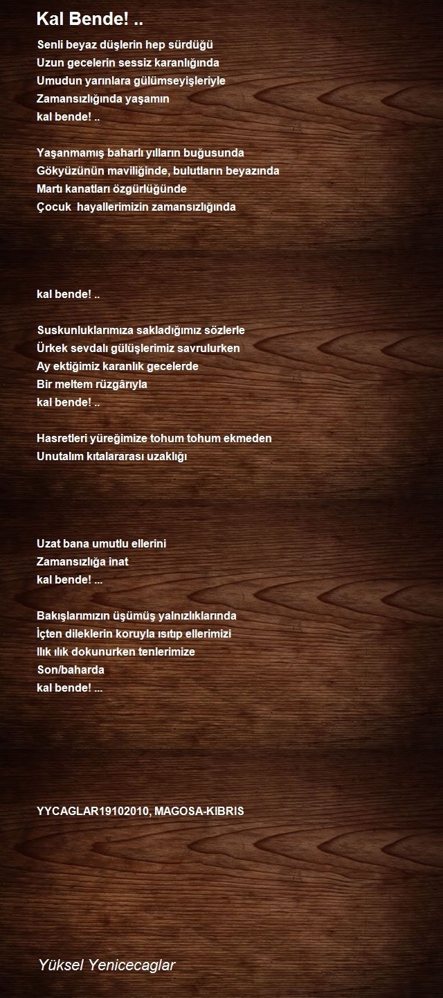 Yüksel Yenicecaglar