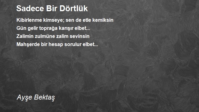 Ayşe Bektaş