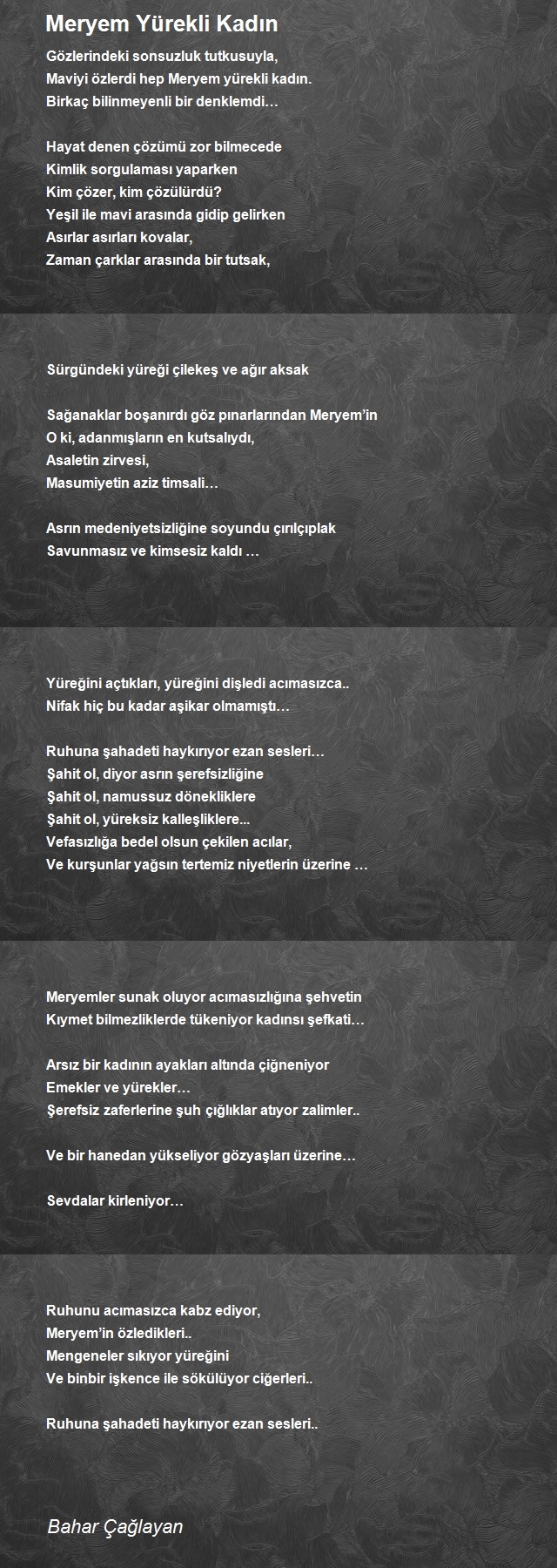 Bahar Çağlayan
