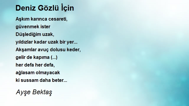 Ayşe Bektaş