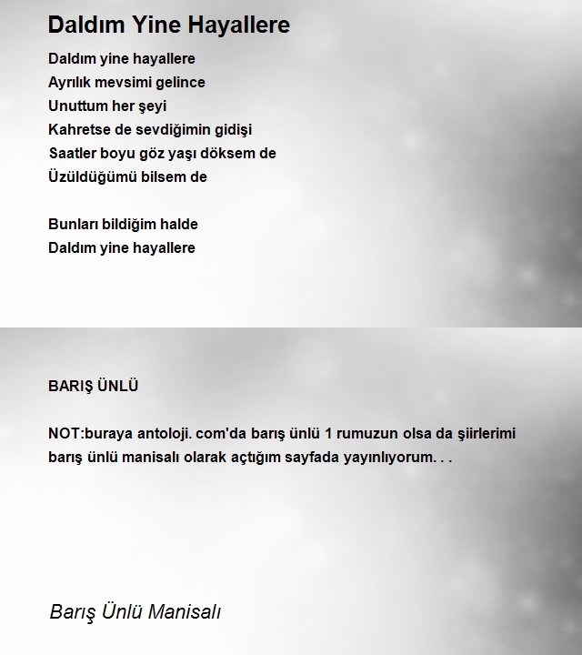 Barış Ünlü Manisalı