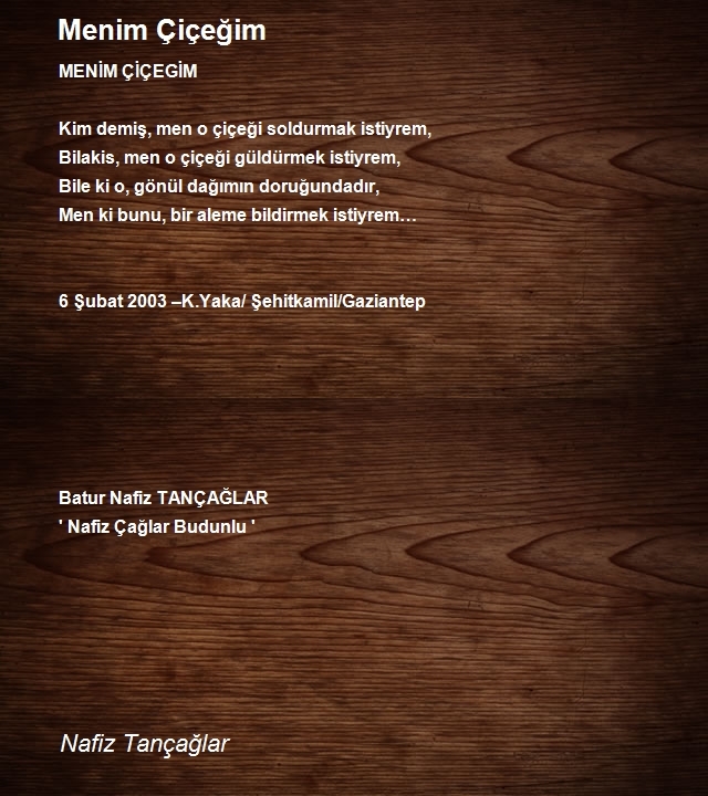 Nafiz Tançağlar
