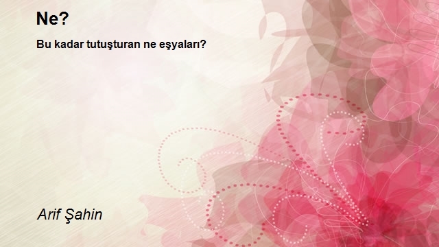 Arif Şahin