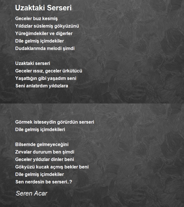 Seren Acar