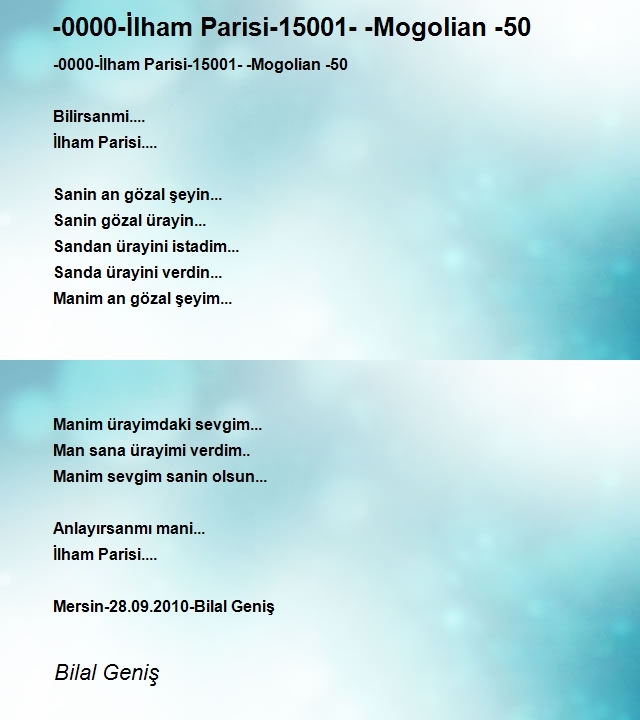 Bilal Geniş