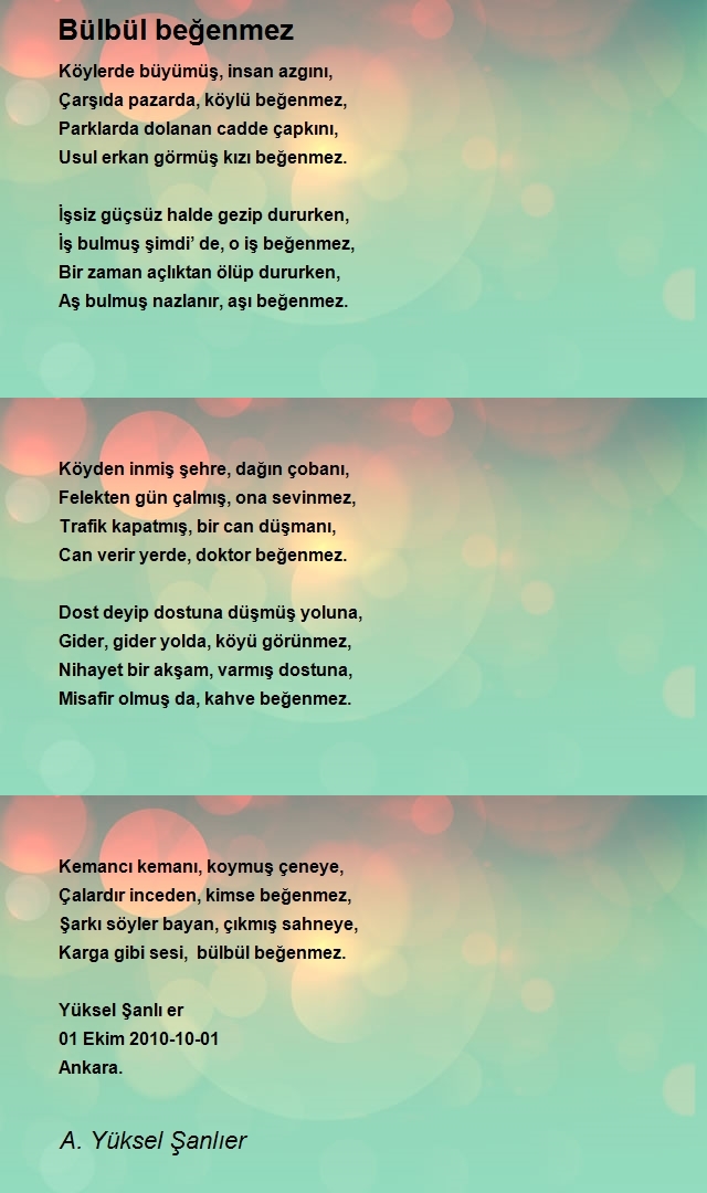 A. Yüksel Şanlıer