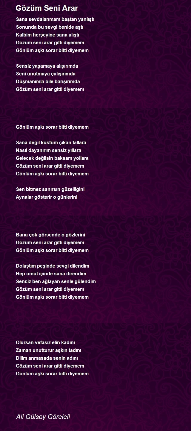 Ali Gülsoy Göreleli