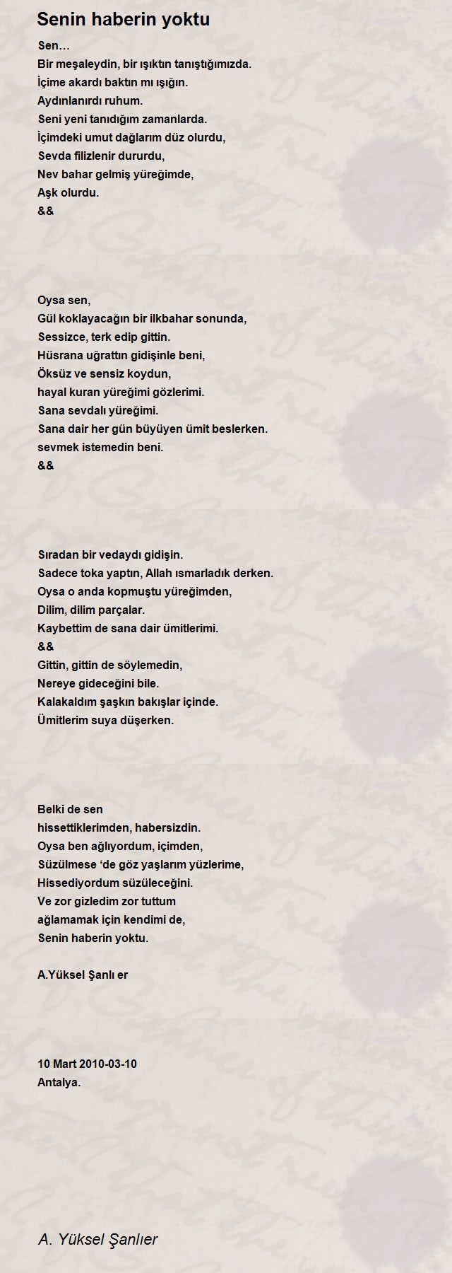 A. Yüksel Şanlıer