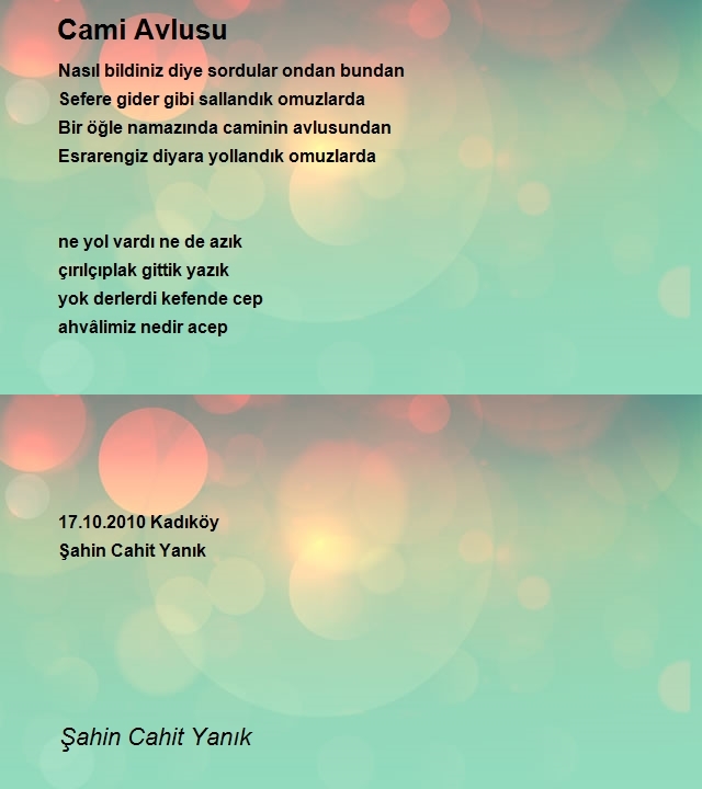 Şahin Cahit Yanık