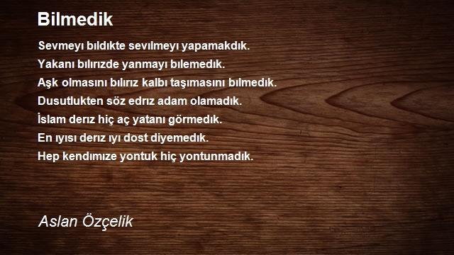 Aslan Özçelik