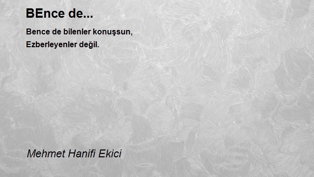 Mehmet Hanifi Ekici