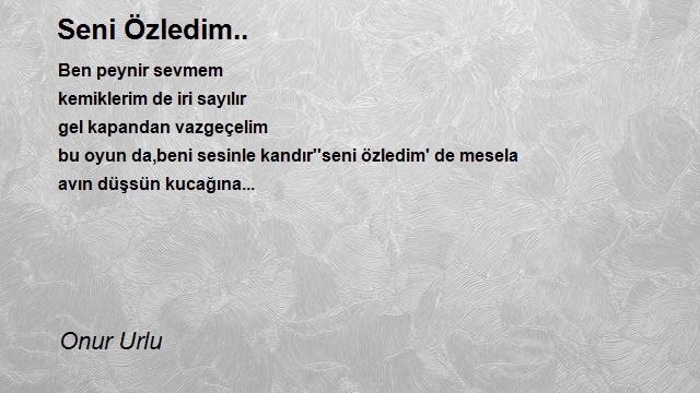 Onur Urlu