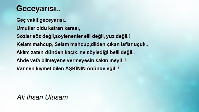 Ali İhsan Ulusam