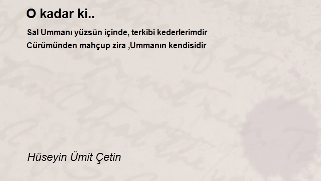 Hüseyin Ümit Çetin