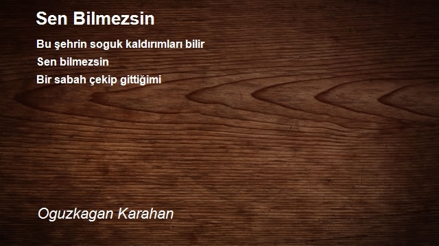 Oguzkagan Karahan
